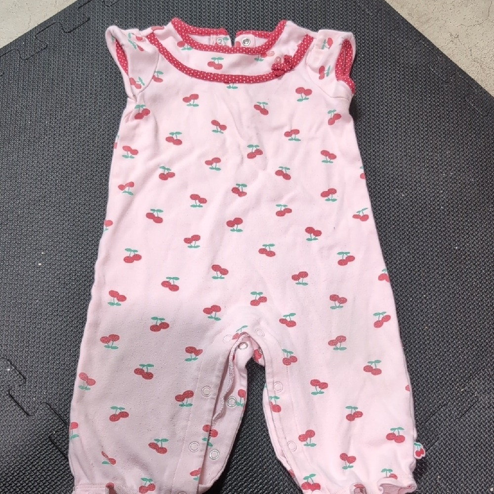 Carter's Pink and Red Baby Romper